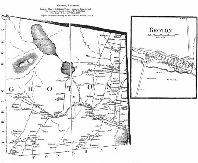 1858Grotonmap Groton Historical Society