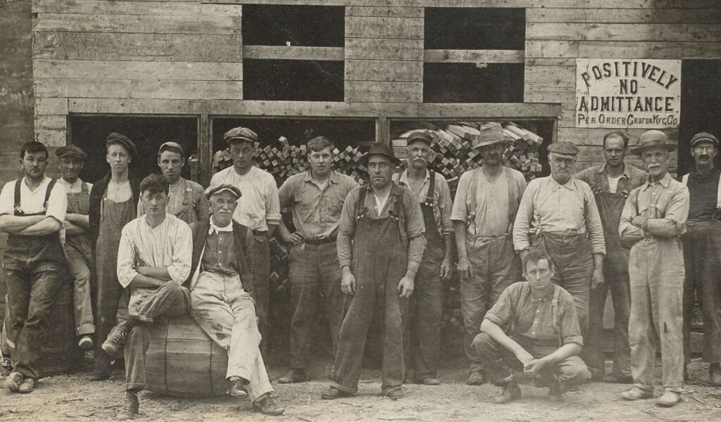 Crew at Groton Mfg. Co, Groton, VT