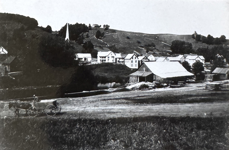 Vintage photo of Groton village - Groton, VT Historical Society